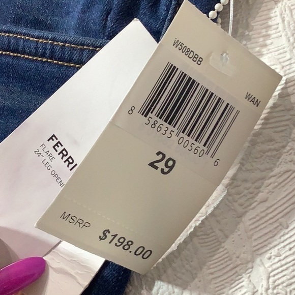 HUDSON NEW with Tag - Sz 29 - FERRIS Flare Jeans - Cotton Polyester Lycra mix - Picture 6 of 6